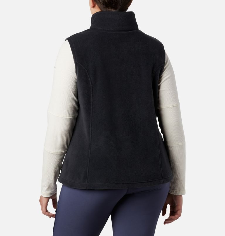 Women's Columbia Benton Springs Vest Black | Plus Size CA-R6145